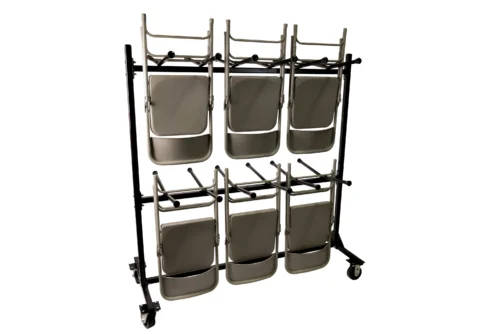 Storage cart with hooks
