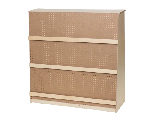 2-sided display storage unit