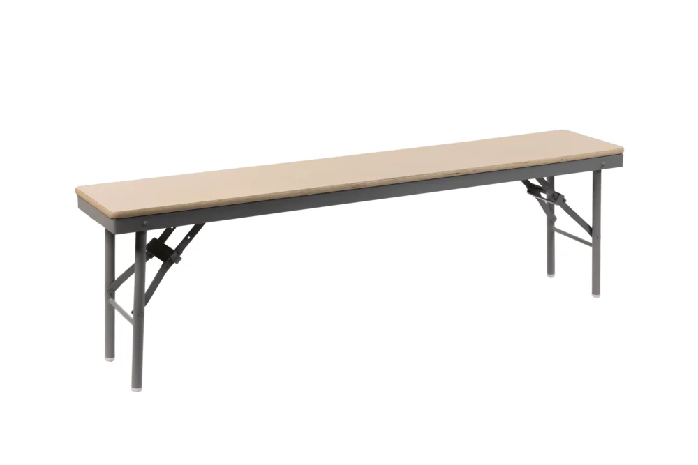 Bench with folding legs