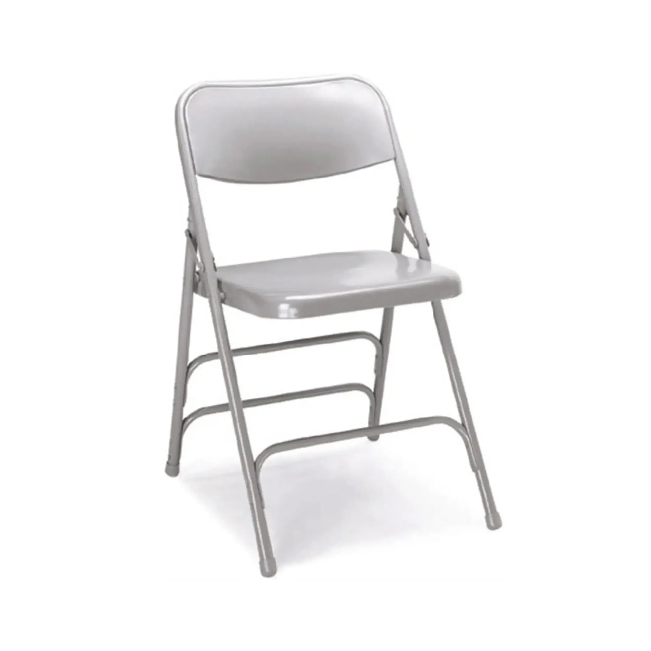 Folding metal chair